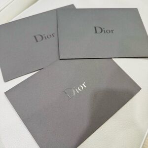 Dior Charcoal Stationery Set Dior 3 big envelopes